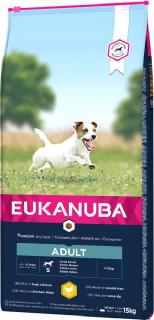 Eukanuba Pies Adult Small Sucha Karma 15kg