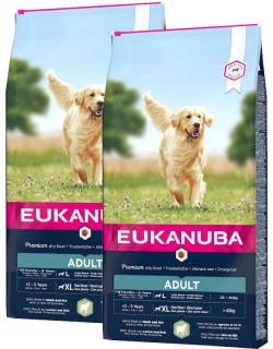 Eukanuba Pies Large Adult Lamb  Rice Sucha Karma z jagnięciną 2x12kg DWU-PAK