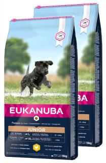 Eukanuba Pies Large Junior Sucha Karma 2x15kg DWU-PAK