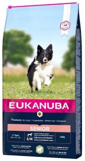 Eukanuba Pies Small  Medium Senior Lamb  Rice Sucha Karma z jagnięciną 12kg