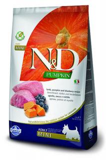 Farmina N  D Pies Pumpkin Mini Adult Lamb  Blueberry Sucha Karma z jagnięciną 2.5kg
