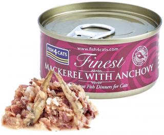 Fish4Cats Kot Makrela z Anchois Mokra karma 70g