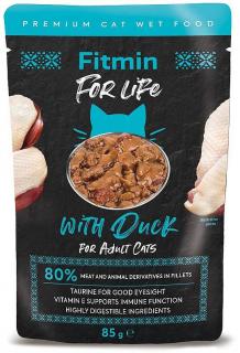 Fitmin For Life Cats Adult Mokra Karma z kaczką dla kota 85g