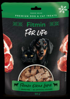 Fitmin Pies i Kot For Life Freeze Dried Lamb przysmak 70g