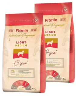 Fitmin Pies Medium Light Sucha Karma 2x12kg DWU-PAK