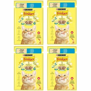 Friskies Kot Mokra Karma z łososiem (sos) 26x85g