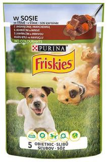 Friskies Pies Adult Mokra Karma z jagnięciną (sos) 85g