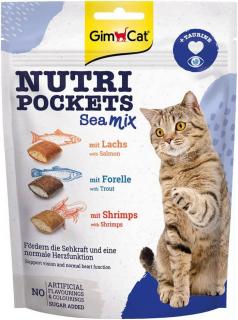 GimCat Kot Nutri Pockets Sea Mix przysmak 150g