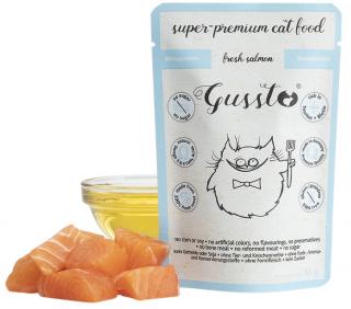 Gussto Fresh Kot Salmon Mokra karma z łososiem 85g