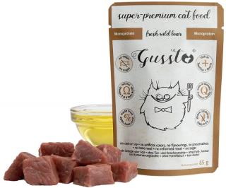 Gussto Fresh Kot Wild Boar Mokra Karma z dziczyzną 85g