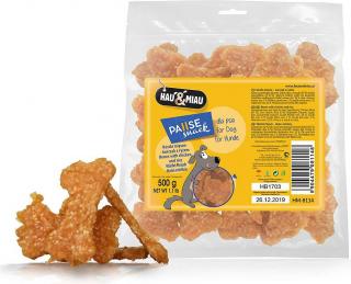 HauMiau Kostki mięsne z kurczakiem przysmak 500g