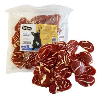 HauMiau Przysmak Marmurkowe Krążki z kaczki dla psa 500g