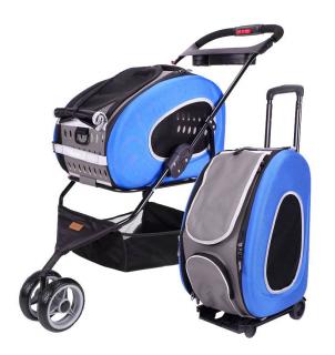 Ibiyaya Transporter Wózek Eva Pet 5w1 kolor niebieski nr FS1009-B