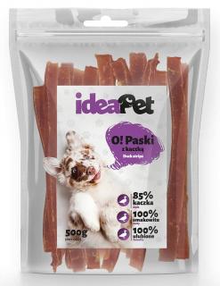 IdeaPet O! Paski z kaczką przysmak 500g