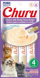 Inaba Ciao Churu Chicken with Shrimp Recipe przysmak 4x14g