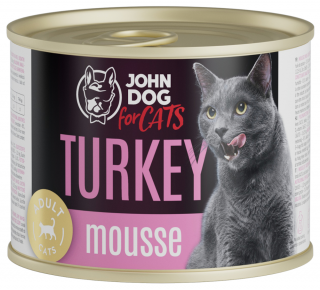 John Dog for Cats Kot Mus Indyk Mokra karma 200g