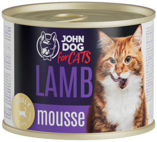 John Dog for Cats Kot Mus Jagnięcina Mokra karma 200g