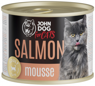 John Dog for Cats Kot Mus Łosoś Mokra karma 200g