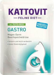 Kattovit Feline Diet Kot Gastro Mokra Karma z indykiem i ryżem 85g