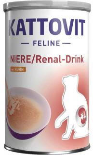 Kattovit Feline Diet Kot Niere/Renal Drink Mokra Karma z kurczakiem 135ml