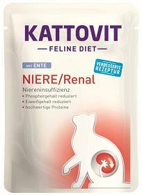 Kattovit Feline Diet Niere/Renal (Ente) Mokra Karma z kaczką dla kota 85g