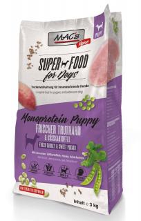 Mac's Monoprotein Puppy TurkeySweet Potato Sucha Karma z indykiem dla psa  3kg