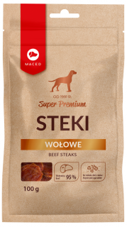 Maced Super Premium Steki wołowe przysmak 100g
