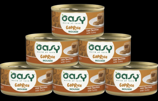 Oasy Caprice Mousse with Turkey Mokra Karma z indykiem dla kota 6x85g PAKIET