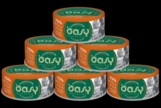 Oasy More Love Chicken Breast Adult Mokra Karma z kurczakiem dla kota 6x70g PAKIET