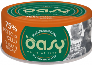 Oasy More Love Chicken Breast Adult Mokra Karma z kurczakiem dla kota 70g