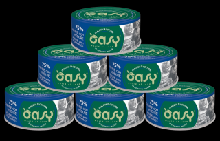 Oasy More Love Sardine with Vegetables Adult Mokra Karma z sardynkami dla kota 6x70g PAKIET