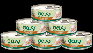Oasy Natural Adult Chicken fillet Mokra Karma z kurczakiem dla psa 6x150g PAKIET