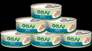 Oasy Natural Adult Mackerel  Mokra Karma z makrelą dla kota 6x70g PAKIET