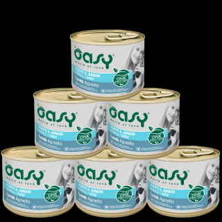 Oasy One Protein Puppy Mini Lamb  Mokra Karma z jagnięciną dla szczeniaka 6x200g PAKIET