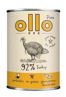 Ollo Pure Turkey Dog Adult Mokra Karma z indykiem dla psa 400g