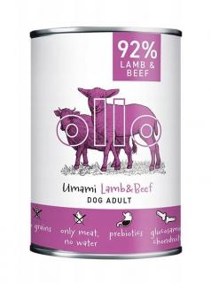 Ollo Umami LambBeef Dog Adult Mokra Karma z jagnięciną i wołowiną dla psa 400g