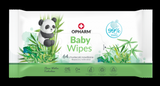 Opharm Baby Wipes Chusteczki nawilżane 64szt.