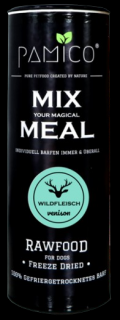 Pamico Mix Meal Freeze Dried Przysmaki liofilizowane z mięsa dziczyzny dla psa i kota 120g WYPRZEDAŻ