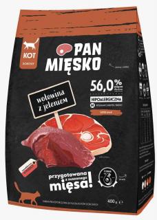 Pan Mięsko Kot Medium Adult Sucha karma z wołowiną z jeleniem 400g