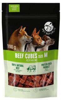 Pet Republic Kostki wołowe rozm. M Przysmak dla psa 100g