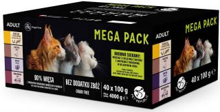 Pet Republic  Mokra Karma w sosie dla kota  40x100g MEGA PACK