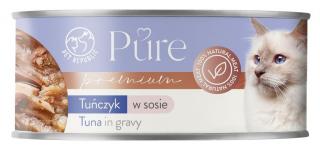 Pet Republic Pure Adult  Mokra Karma z Tuńczykiem dla kota 80g