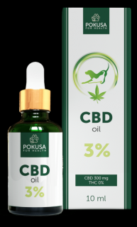 Pokusa GreenLine CBD oil 3% - olejek CBD z olejem z łososia 10ml