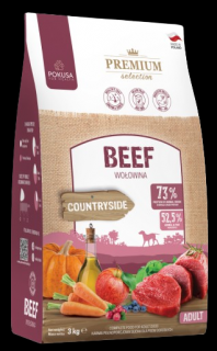 Pokusa Pies Premium Selection Countryside Beef Sucha Karma z wołowiną 3kg