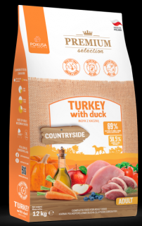 Pokusa Premium Selection Countryside Pies Karma SuchaTurkey with Duck op. 12kg