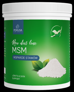 Pokusa RawDietLine MSM dla psa i kota 300g