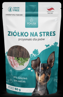 Pokusa Ziółko Na Stres z cielęciną i melisą przysmak 60g