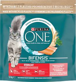 Purina ONE Kot Sterilcat Sucha Karma z łososiem 1.5kg