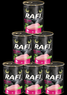 Rafi Kot Mokra Karma z indykiem dla kota 6x400g PAKIET