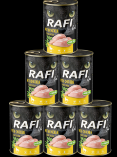 Rafi Kot Mokra Karma z kurczakiem 6x400g PAKIET
